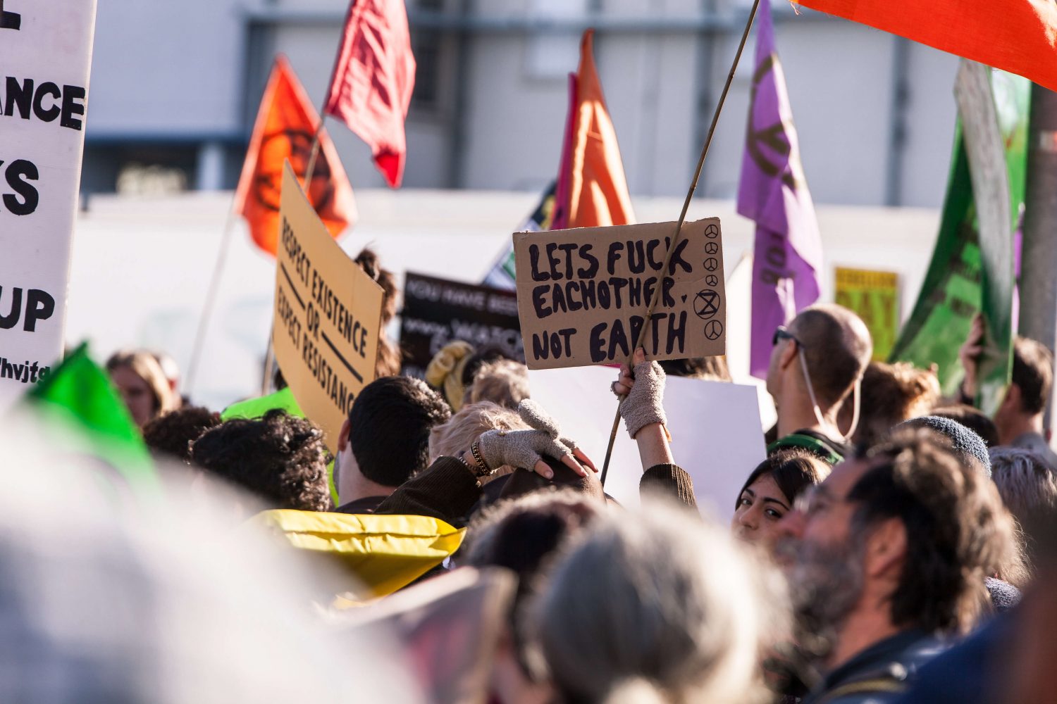 Extinction Rebellion Protest Brisbane Australia UK Photos - Nowhere & Everywhere - Climate Change Crisis Biodiversity