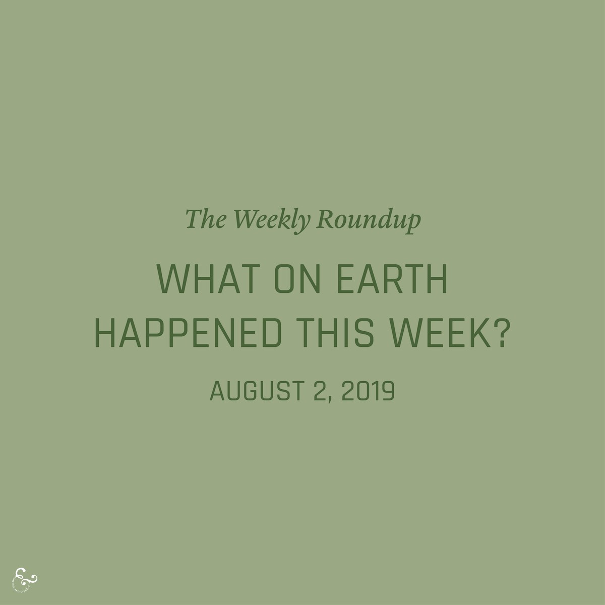 Weekly Environment News Roundup Collection Sustainability Climate Change Nowhere & Everywhere Biodiversity Climate Crisis Summary Good News What happened this week with the environment