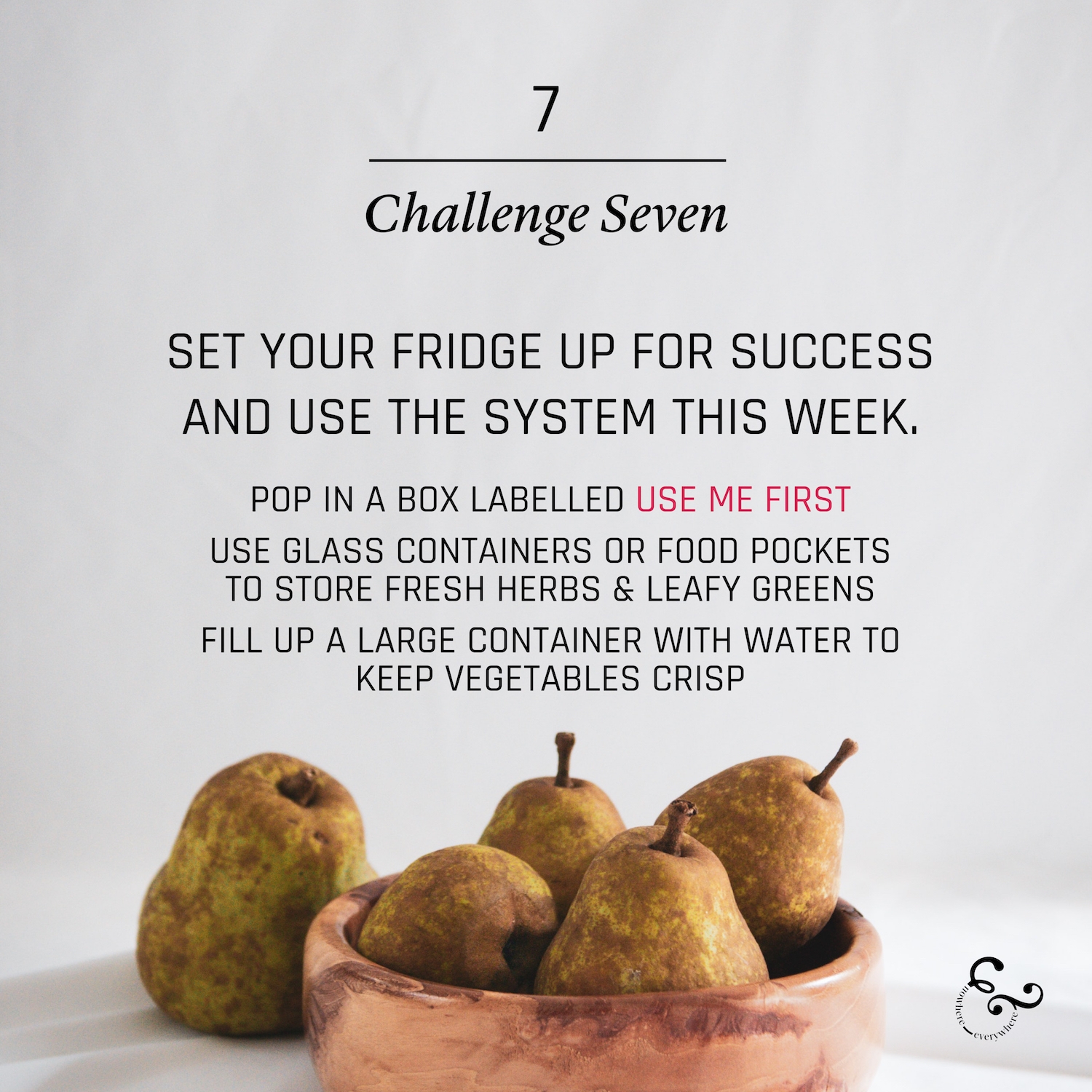 9 food waste challenges - Nowhere & Everywhere - Climate change reduce food waste budget