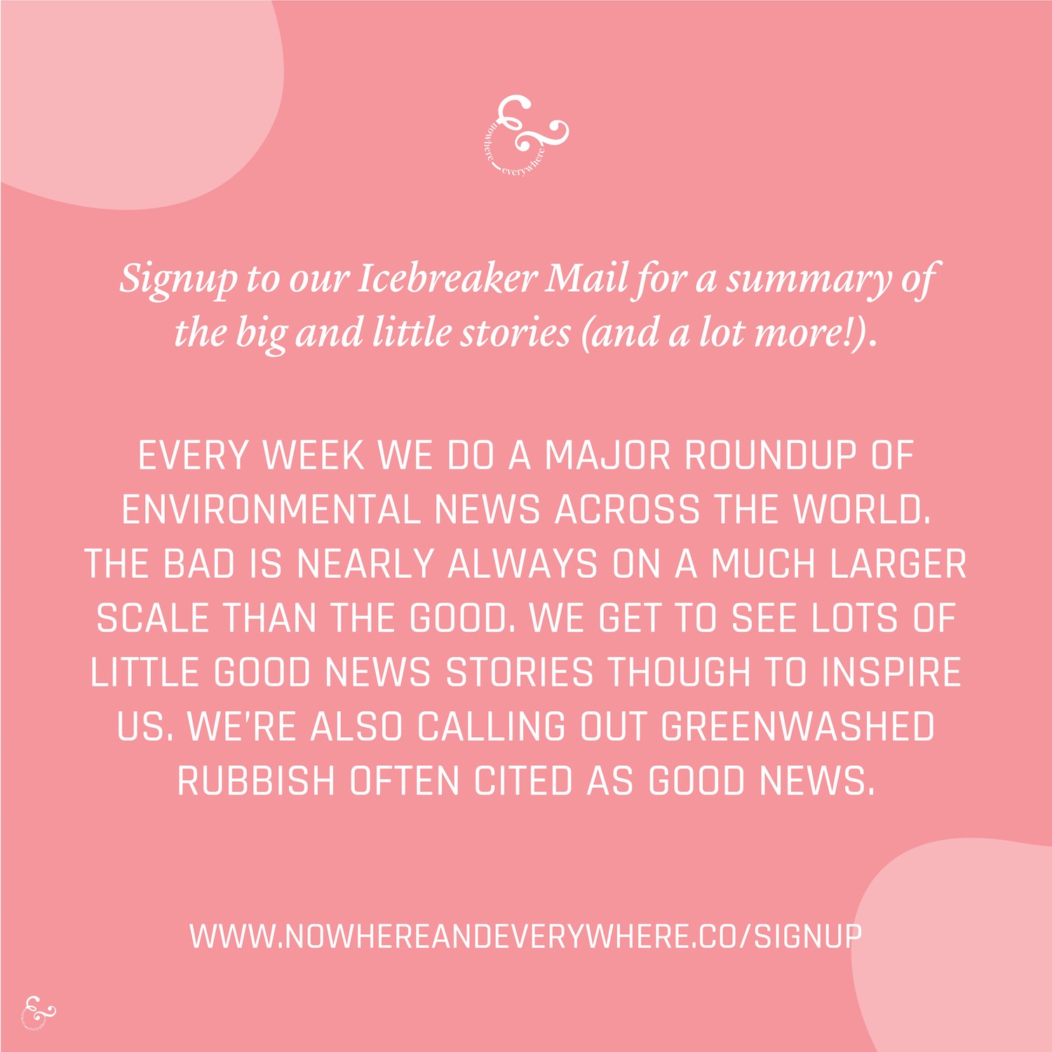 What on earth happened this week? Good Positive Happy Environment Eco Green News of the Week - Nowhere & Everywhere Good News Stories 2020