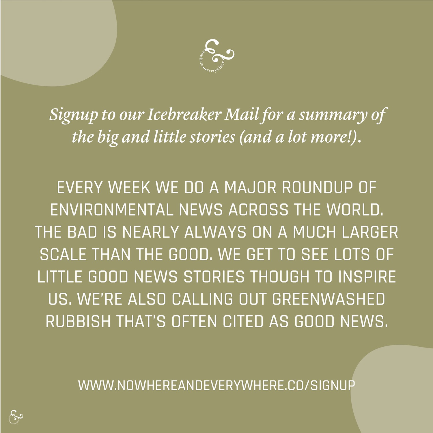 What on earth happened this week? Good Positive Happy Environment Eco Green News of the Week - Nowhere & Everywhere Good News Stories 2020